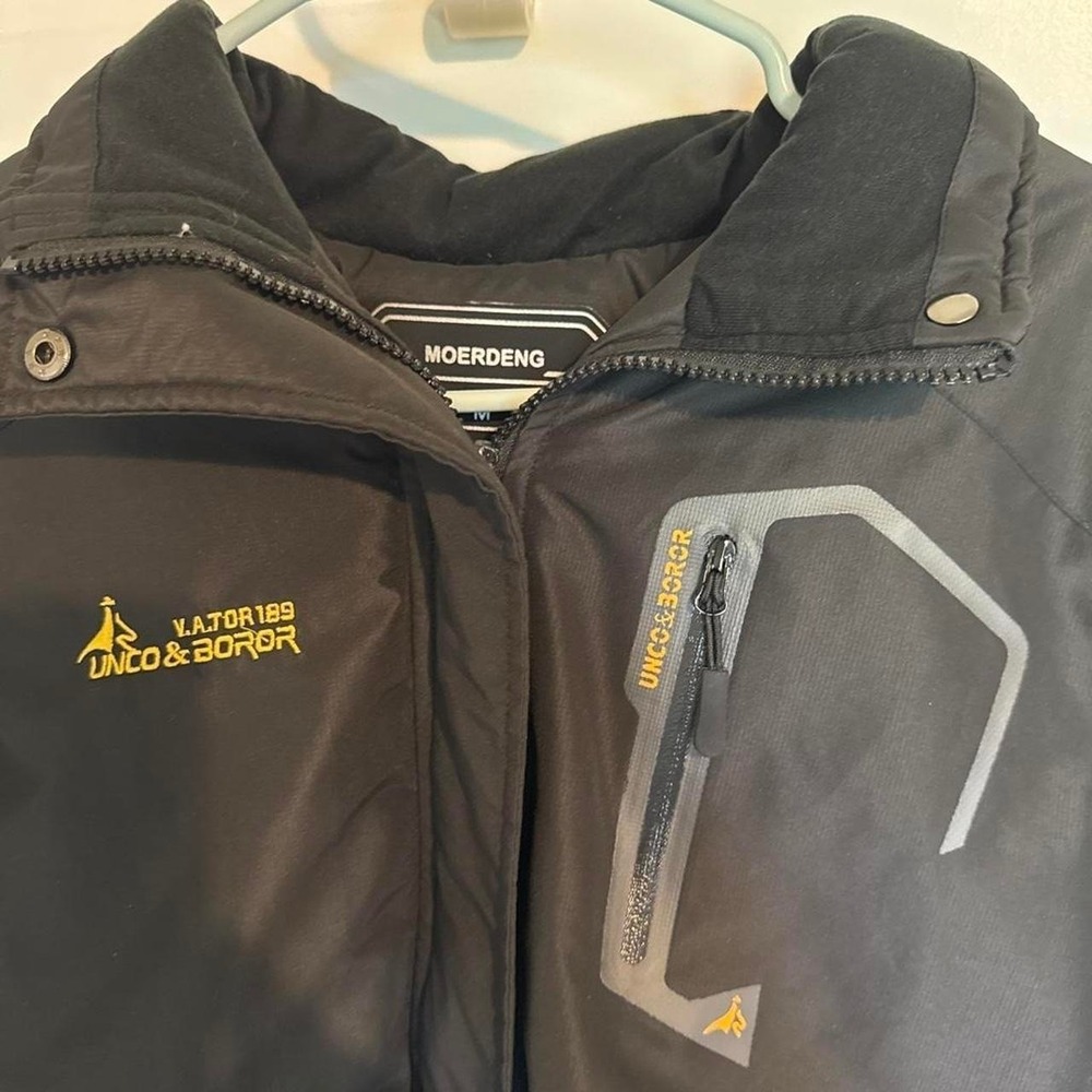 Black Moerdeng Unco & Boror jacket size M  jacket - Picture 2 of 8